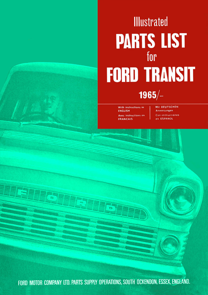 Ford Transit Parts List