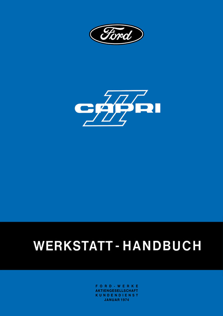 Ford Capri II Werkstatthandbuch
