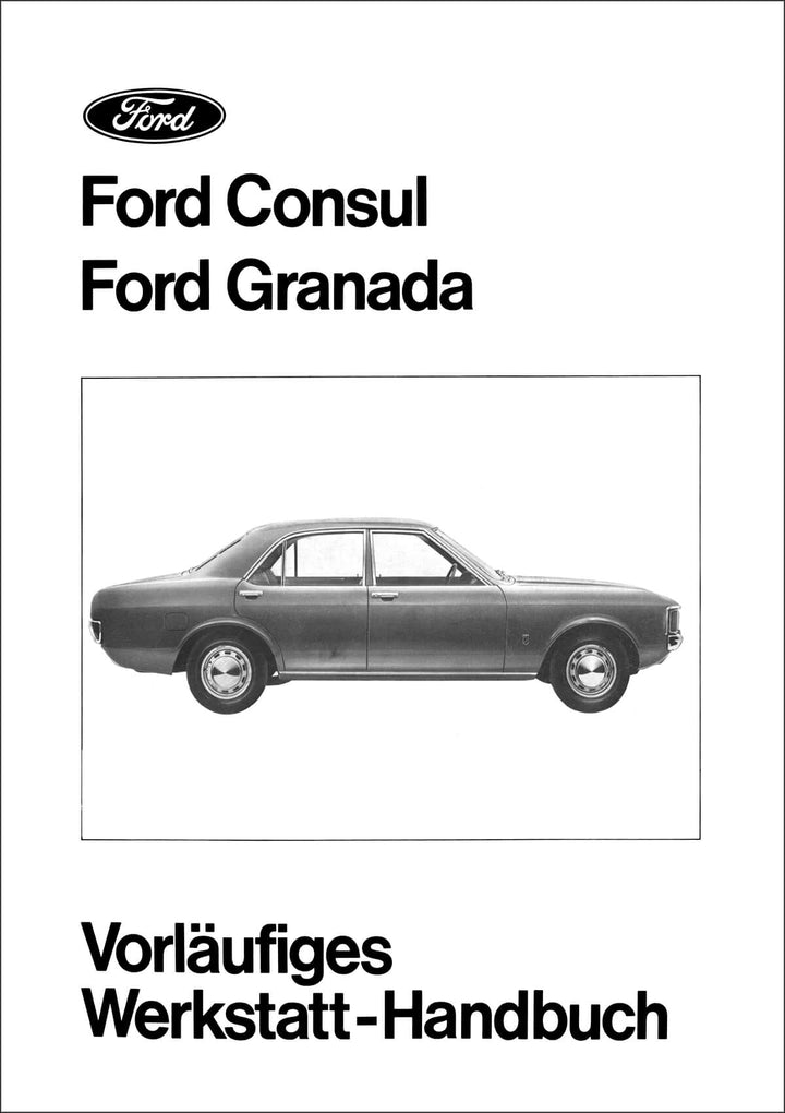 Ford Consul und Granada 1971 Werkstatthandbuch