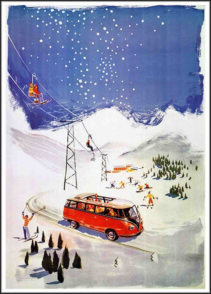 VW Bulli Poster, Poster-Motiv