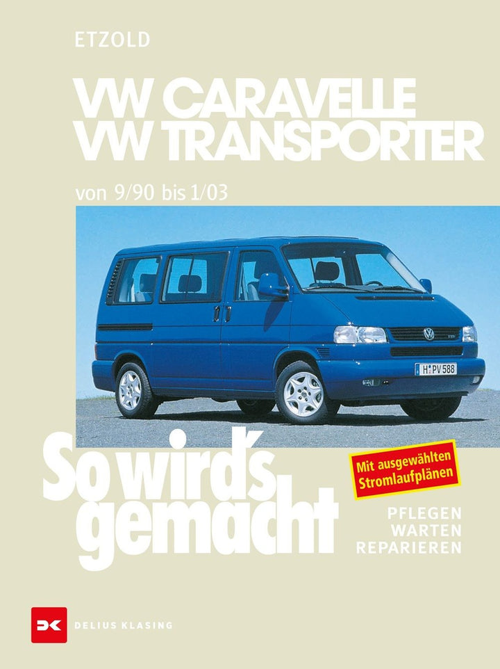 VW Caravelle/Transporter T4 9/90-1/03 - Reparaturbuch, Buchcover