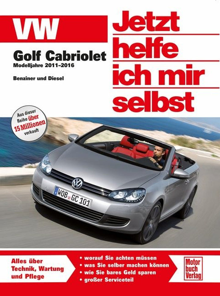 VW Golf 6 Cabriolet Reparaturbuch, Buchcover