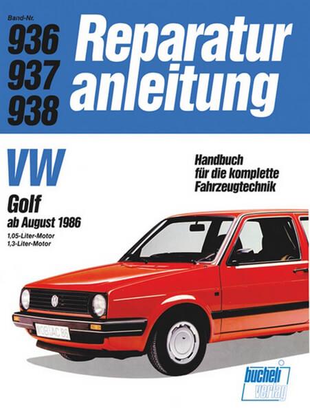 VW Golf ab 8/86 - Reparaturbuch - gedrucktes Buch zum Bestpreis! - verwuester.net