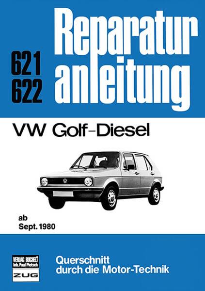 VW Golf-Diesel - Reparaturbuch - gedrucktes Buch zum Bestpreis! - verwuester.net