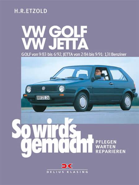 VW GOLF II 9/83-6/92, VW JETTA II 2/84-9/91 - Reparaturbuch - gedrucktes Buch zum Bestpreis! - verwuester.net