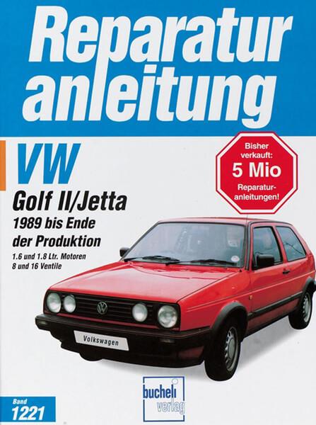 VW Golf II / Jetta (1989 bis Ende der Produktion) - Reparaturbuch - gedrucktes Buch zum Bestpreis! - verwuester.net
