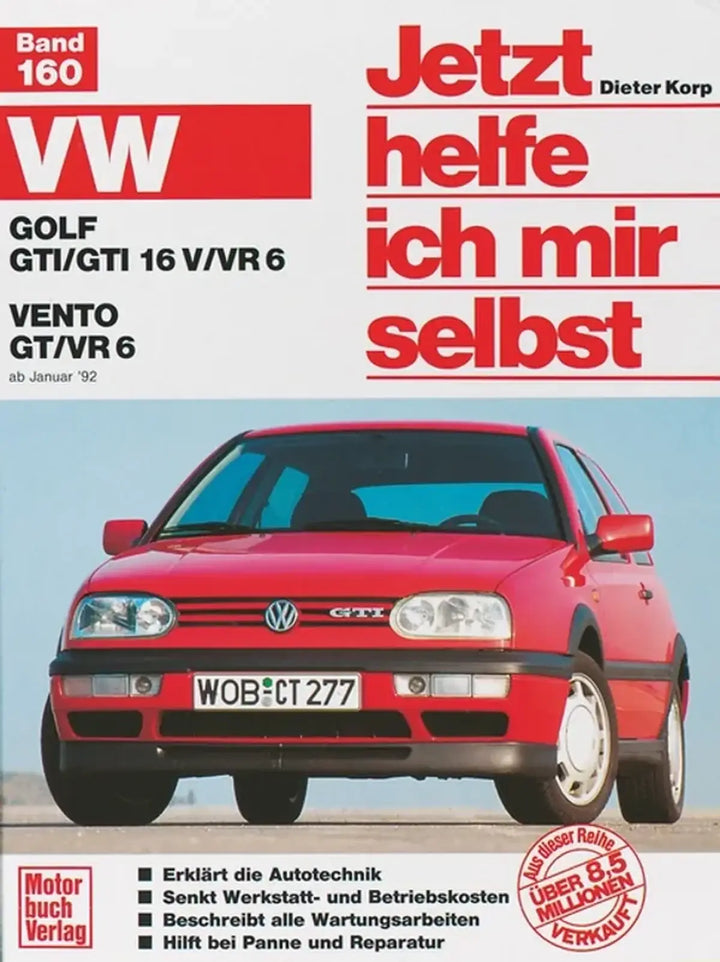VW Golf 3 Reparaturanleitung und Werkstatthandbuch - gedrucktes Buch zum Bestpreis! - verwuester.net