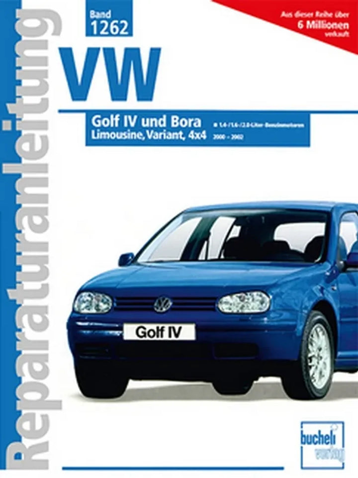 VW Golf 4 und Bora Reparaturanleitung und Werkstatthandbuch - gedrucktes Buch zum Bestpreis! - verwuester.net