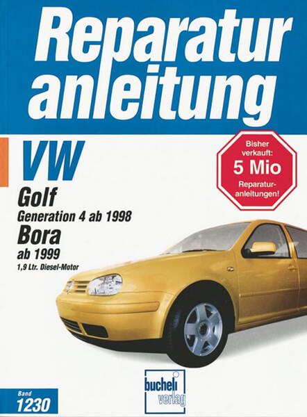 VW Golf IV / Bora Diesel ab 1999 - Reparaturbuch - gedrucktes Buch zum Bestpreis! - verwuester.net