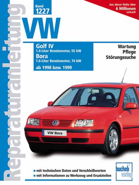 VW Golf IV / Bora - Reparaturbuch - gedrucktes Buch zum Bestpreis! - verwuester.net