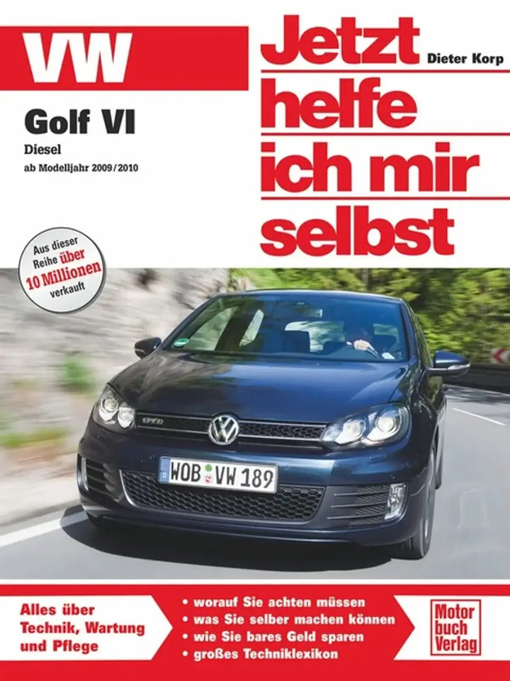 VW Golf 6 Diesel Reparaturanleitung und Werkstatthandbuch - gedrucktes Buch zum Bestpreis! - verwuester.net