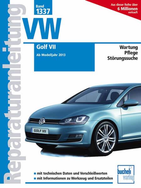 VW Golf VII - Reparaturbuch - gedrucktes Buch zum Bestpreis! - verwuester.net
