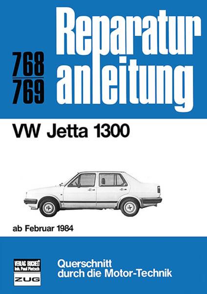 VW Jetta 1300 ab Februar 1984 - Reparaturbuch - gedrucktes Buch zum Bestpreis! - verwuester.net