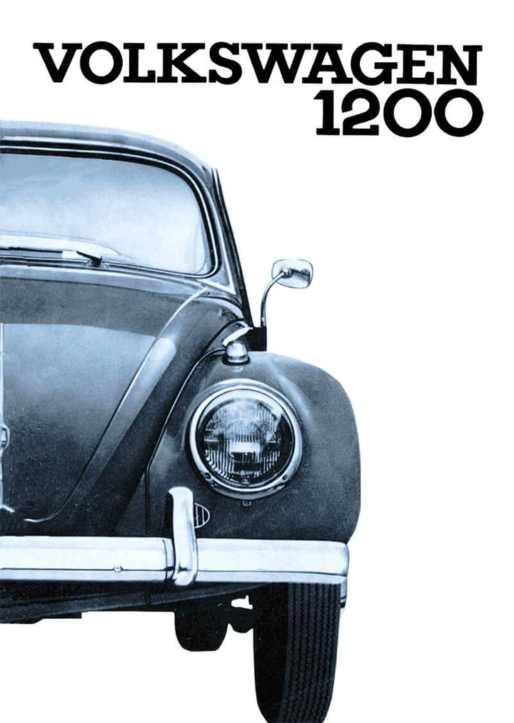 VW Käfer 1200 Limousine und Cabriolet Betriebsanleitung, Buchcover