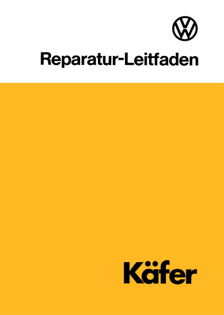 VW Käfer Reparaturleitfaden, Buchcover