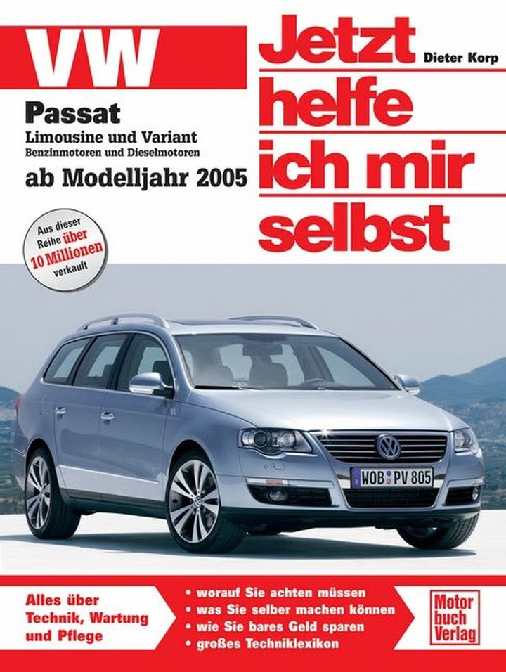 VW Passat Reparaturbuch, Buchcover