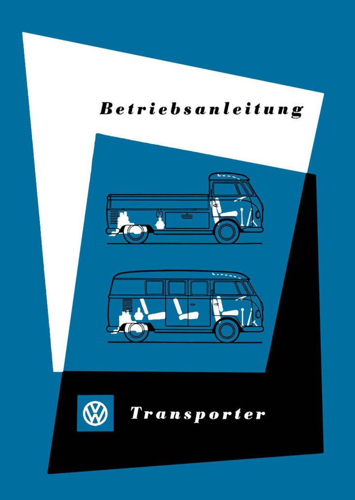VW Transporter, Betriebsanleitung, Buchcover