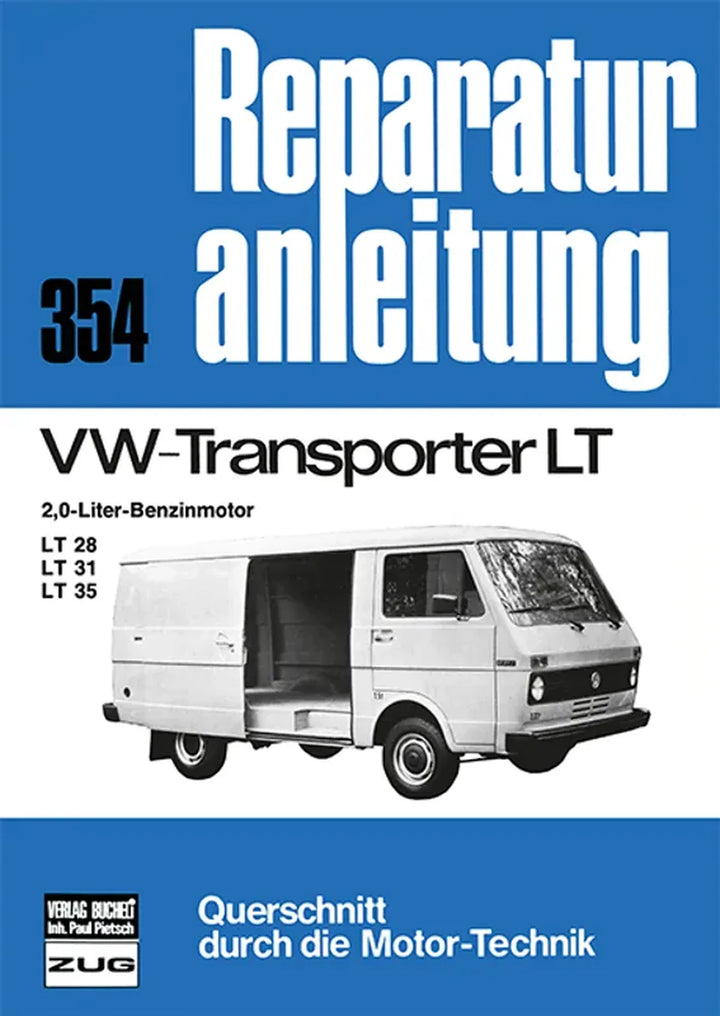 VW Bus (Transporter) Reparaturanleitung und Werkstatthandbuch - gedrucktes Buch zum Bestpreis! - verwuester.net