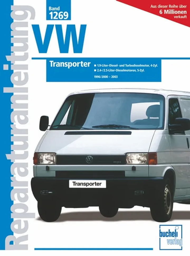 VW Bus T4 Reparaturanleitung und Werkstatthandbuch 2000 bis 2003 - gedrucktes Buch zum Bestpreis! - verwuester.net