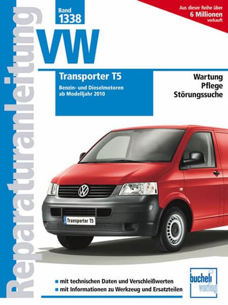 VW Transporter T5 - Reparaturbuch - gedrucktes Buch zum Bestpreis! - verwuester.net