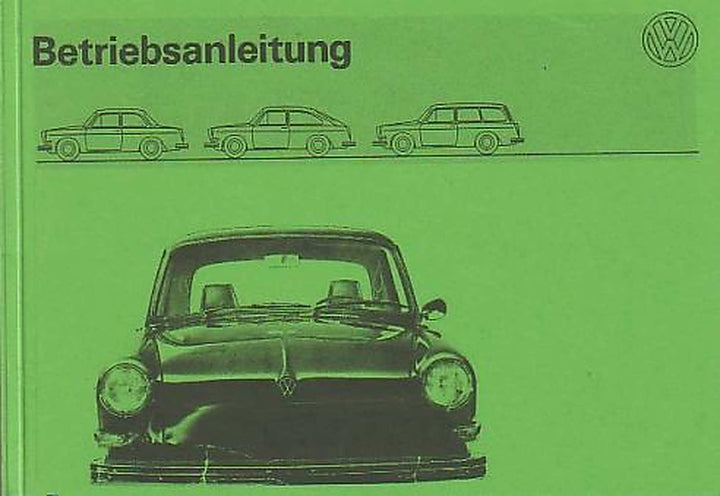 VW 1600 Variant, Betriebsanleitung, Buchcover