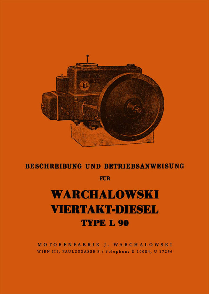 Warchalowski L90 Beschreibung und Betriebsanleitung, Buchcover