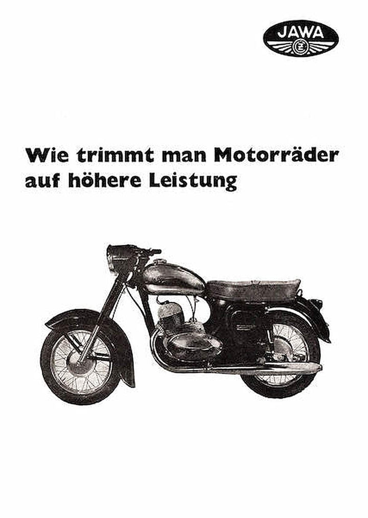 JAWA - Wie trimmt man Motorräder auf höhere Leistung, Buchcover
