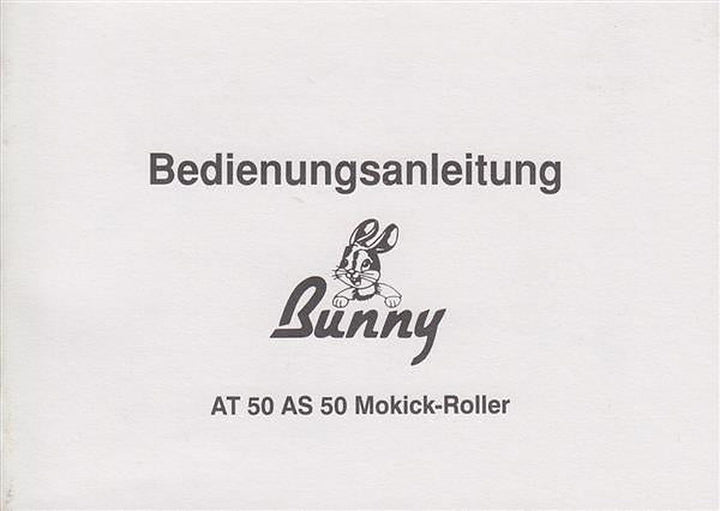 Winking Bunny AT 50 und AS 50 Betriebsanleitung, Buchcover