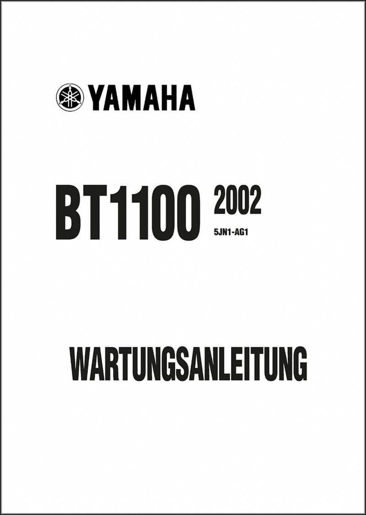 Yamaha BT1100 Reparaturanleitung, Buchcover