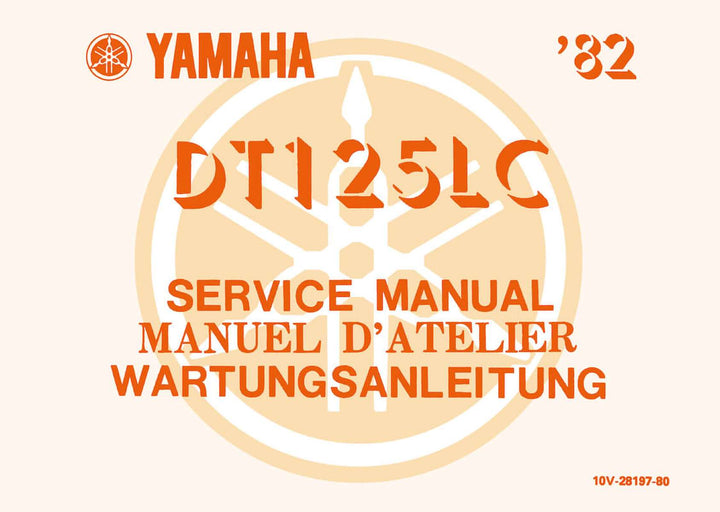 Yamaha DT 125 LC Wartungsanleitung, Buchcover