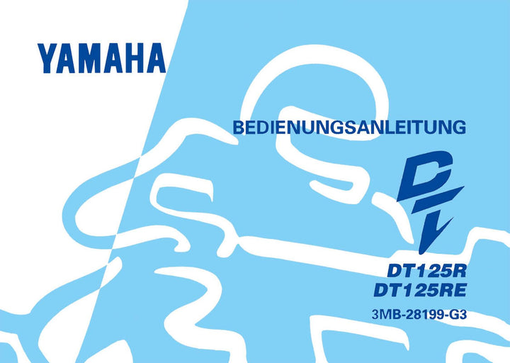 Yamaha DT125R und DT125RE Bedienungsanleitung, Buchcover