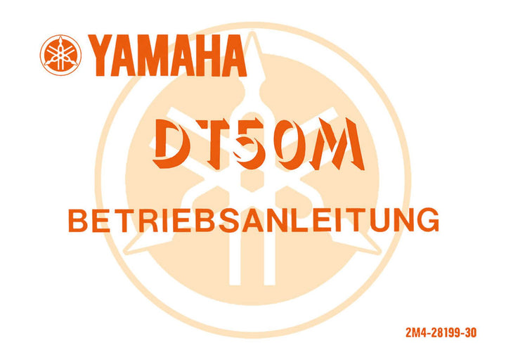 Yamaha DT50M Betriebsanleitung, Buchcover