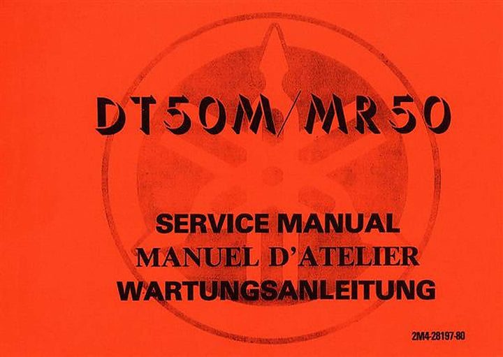 Yamaha DT50M und MR50 Wartungsanleitung, Buchcover