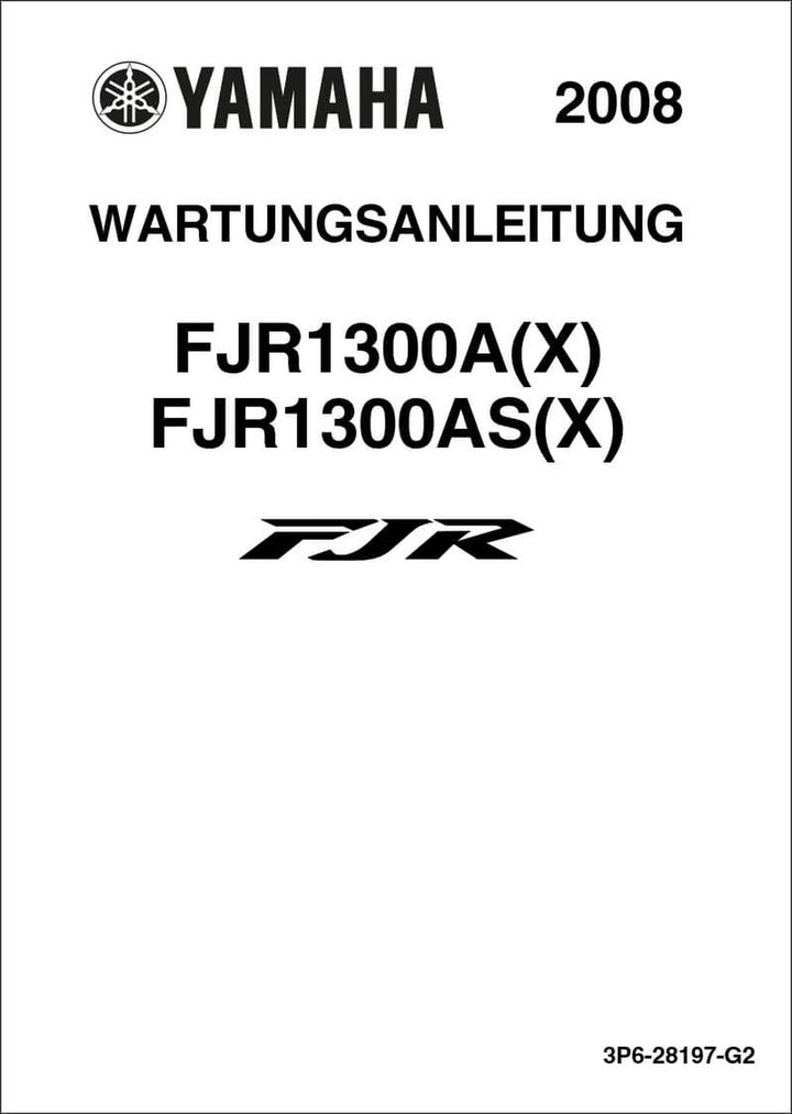 Yamaha FJR1300A (X) und FJR1300AS (X) Reparaturanleitung, Buchcover