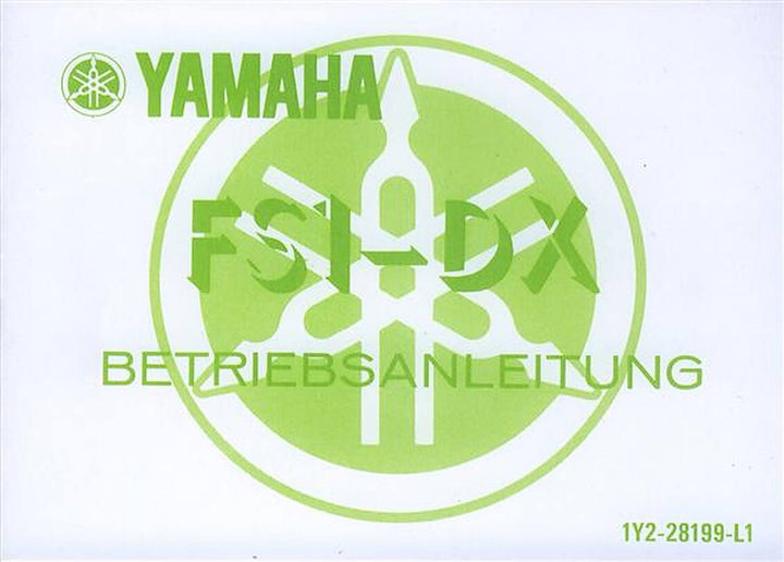 Yamaha FS 1-DX, Betriebsanleitung, Buchcover