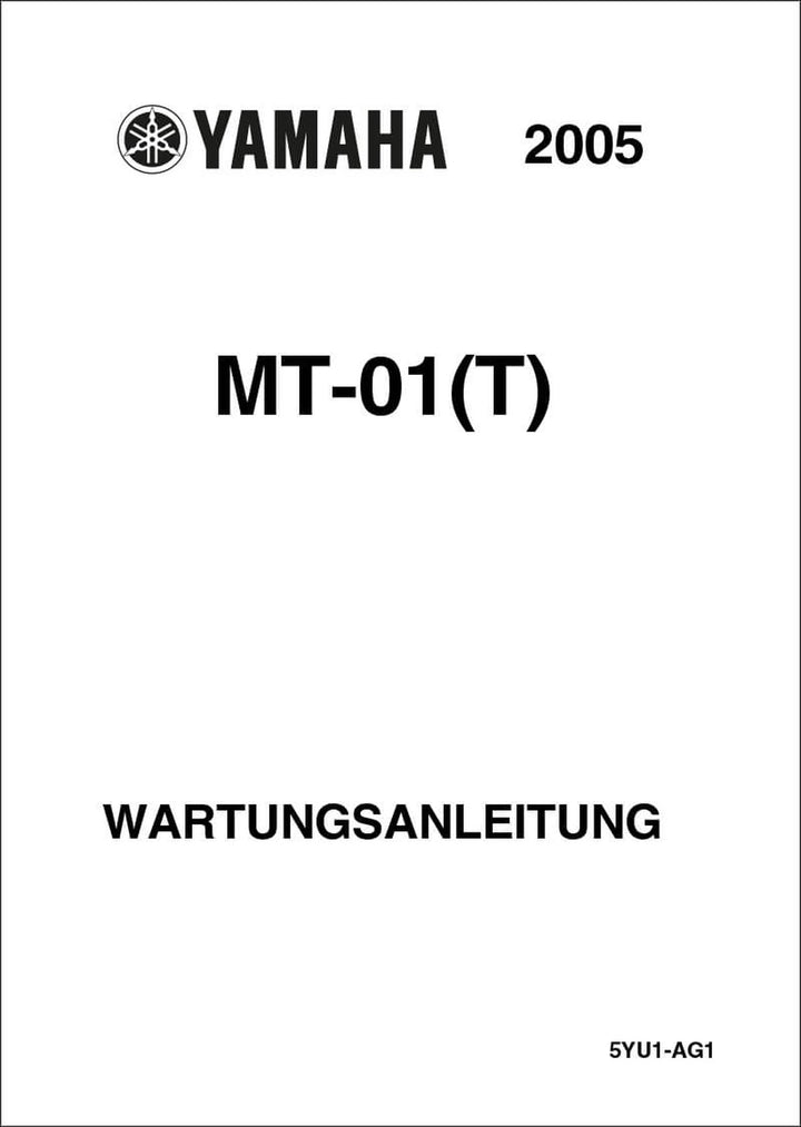 Yamaha MT-01 (T) Reparaturanleitung, Buchcover