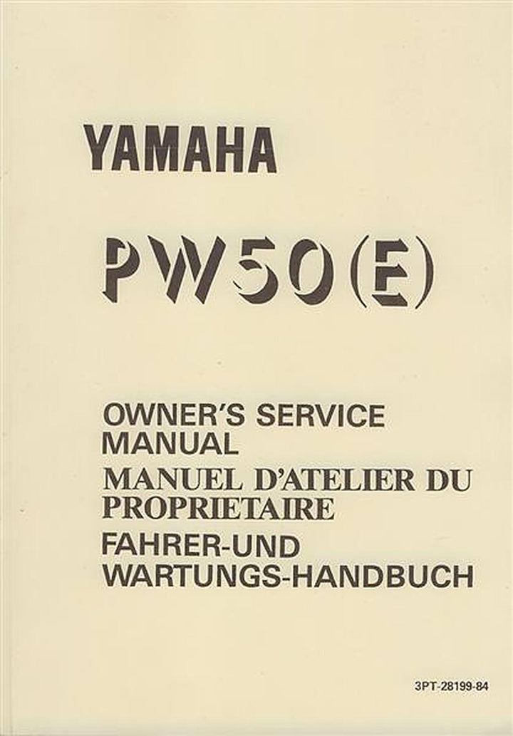 Yamaha PW 50 (E), Enduromoped für Kinder, Betriebs- und Reparaturanleitung, Buchcover