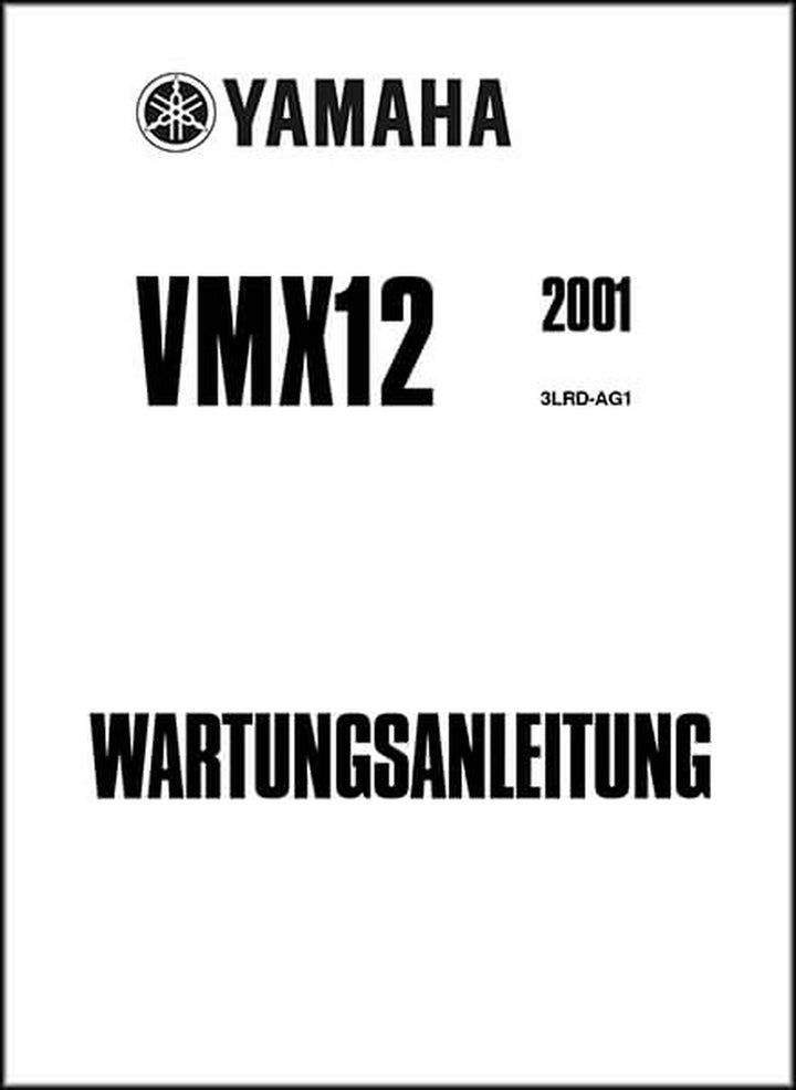 Yamaha VMX12 Reparaturanleitung, Buchcover