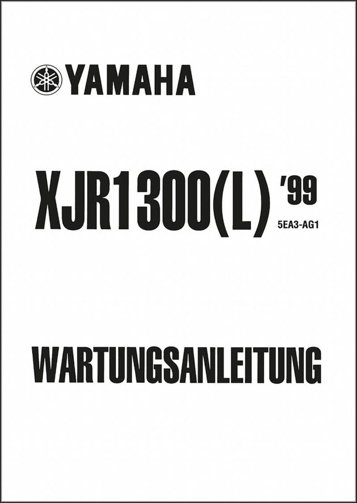 Yamaha XJR1300 (L) Reparaturanleitung, Buchcover