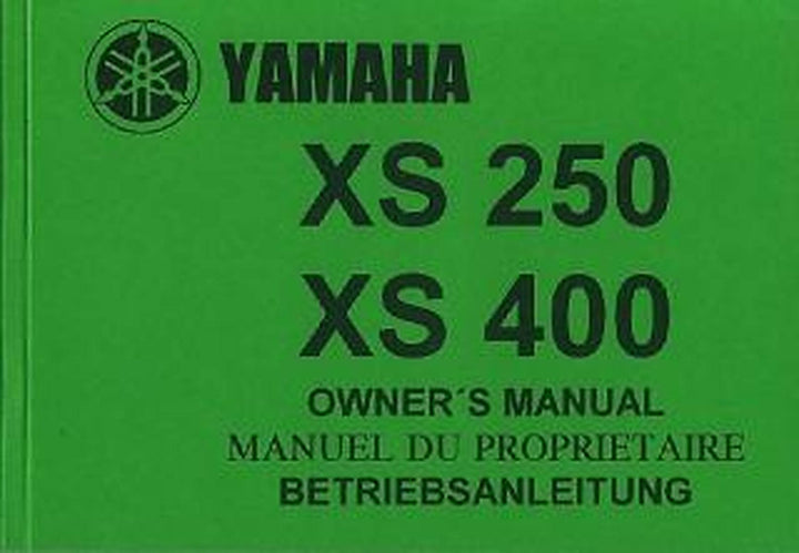 Yamaha XS 250, XS 400, Betriebsanleitung, Buchcover