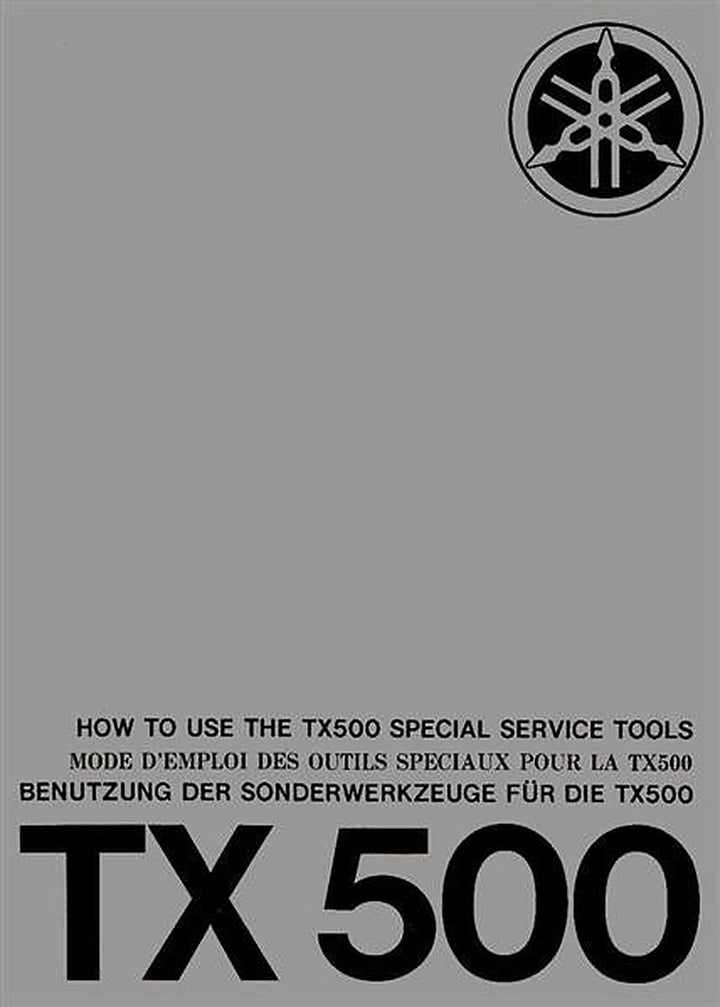 Yamaha TX 500, Benutzung der Sonderwerkzeuge, Buchcover