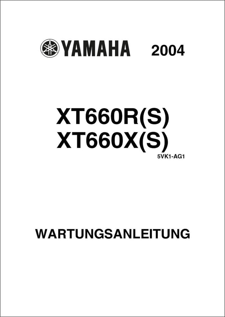 Yamaha XT660R (S) und XT660X (S) Reparaturanleitung, Buchcover