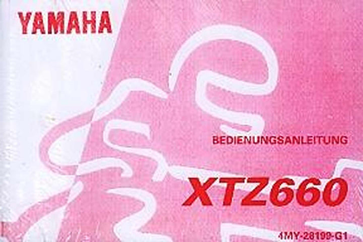 Yamaha XTZ 660, Betriebsanleitung, Buchcover