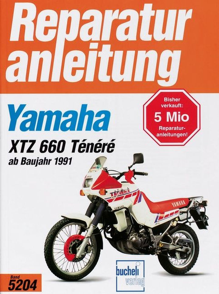 Yamaha XTZ 660 Ténéré ab Baujahr 1991 - Reparaturbuch, Buchcover