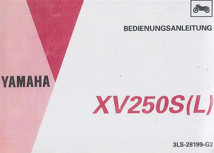 Yamaha XV 250 S (L) Bedienungsanleitung, Buchcover