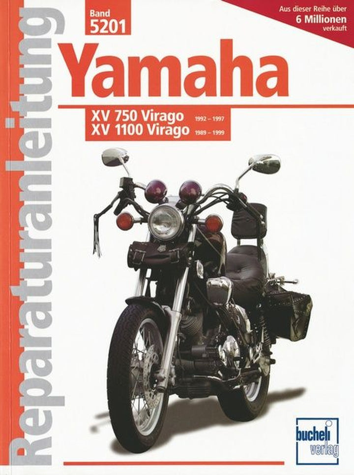 Yamaha XV 750 Virago 92-97 / XV 1100 Virago 89-99 - Reparaturbuch, Buchcover