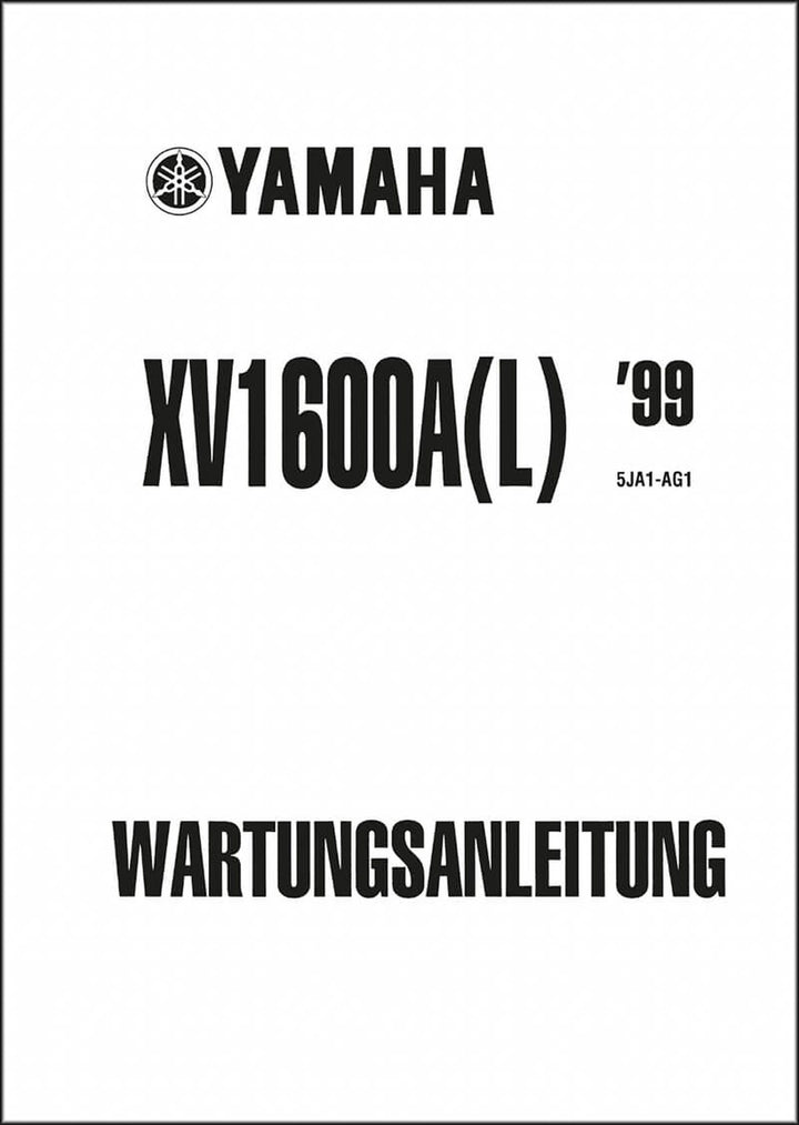 Yamaha XV1600A (L) Reparaturanleitung, Buchcover