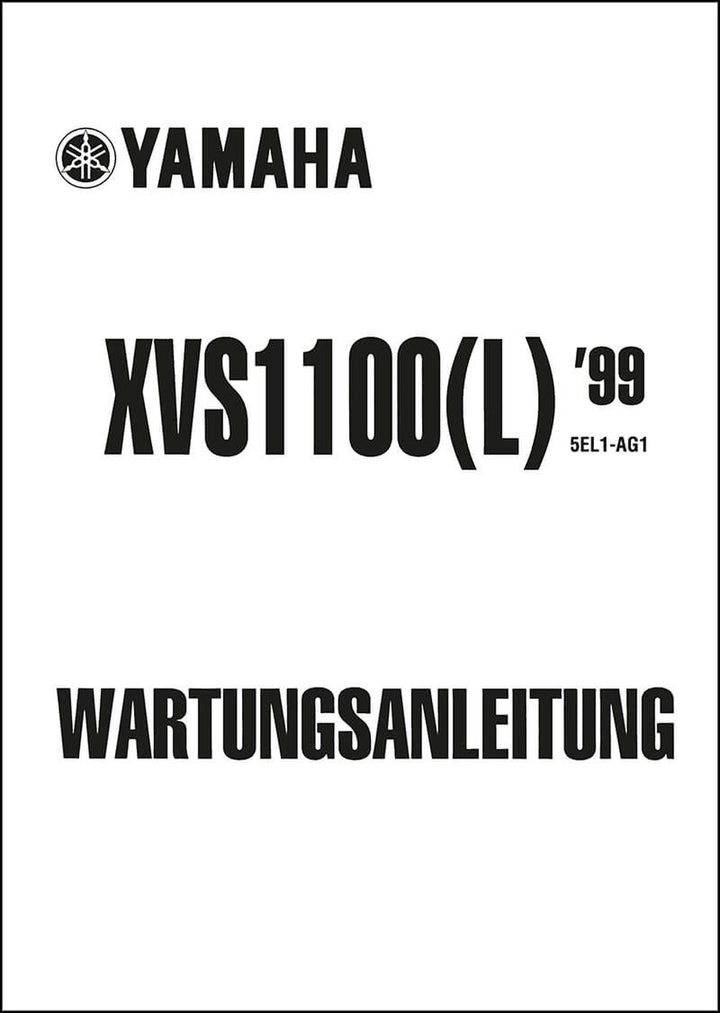 Yamaha XVS1100 (L) Reparaturanleitung, Buchcover