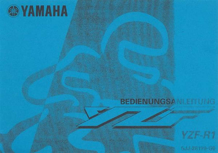 Yamaha YZF-R1, Bedienungsanleitung, Buchcover