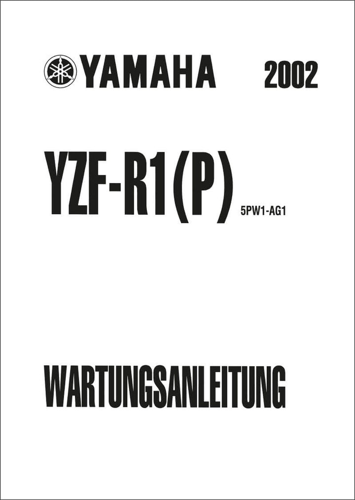 Yamaha YZF-R1 (P) Reparaturanleitung, Buchcover